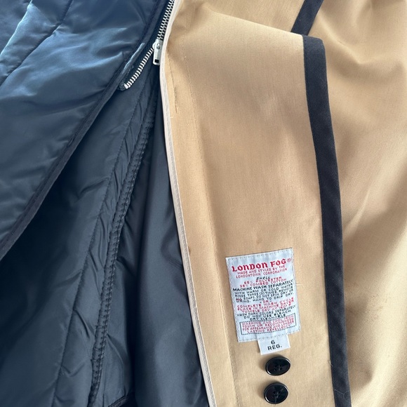 Vintage London Fog Trench Rain Coat - Picture 3 of 6